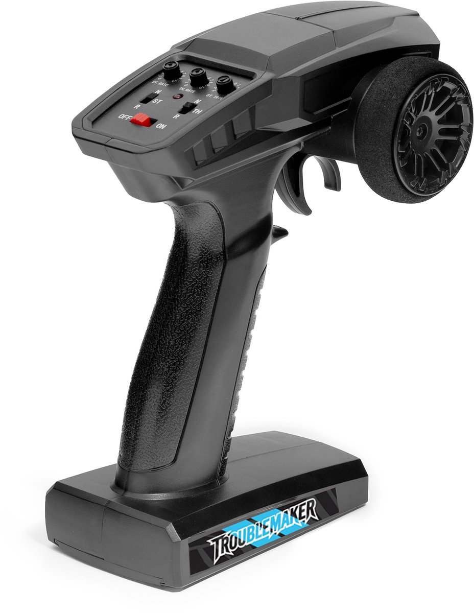 Overmax X-Stable RC auto / RC car – 35 km/h – 4x4 Monster Truck – 1:10 – metalen aandrijving – olie-schokdempers – dubbele LED verlichting – 2 accu’s (tot 40 min rijtijd) – instelbare besturing – actieve rem – offroad terrein model - Bestuurbare Auto — afbeelding 13
