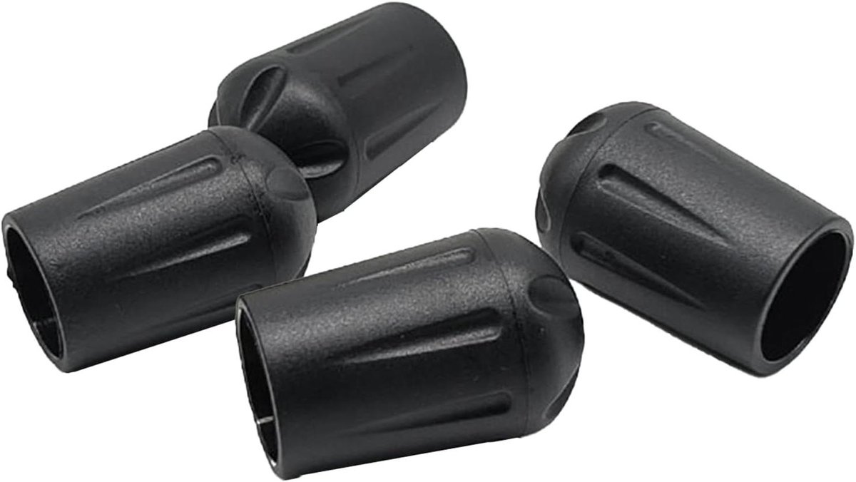 Stoelpoot Beschermers - Meubeldopjes Vloer - Vloer Beschermen - Geluid Dempend - 4 Stuks - Zwart