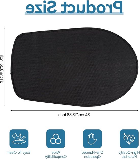 Sliding Board voor Keukenmachine, 34 x 21 cm Antislip Mat voor Mixers, Blenders en Juicers, Ideaal voor Koffiemachines en Broodmachines — afbeelding 5