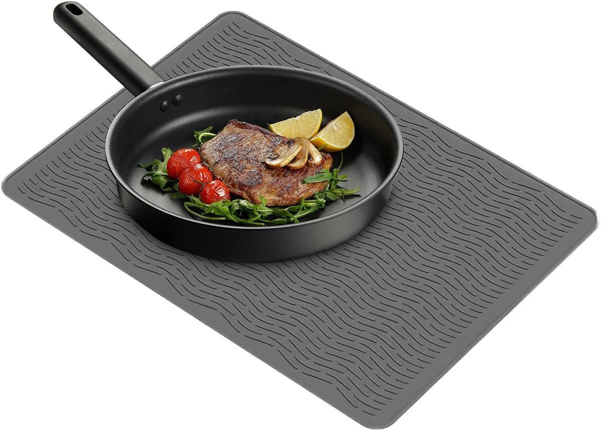 Kookplaat Beschermer Aanrecht Mat Koken Keuken Hittebestendig Siliconen 70x50cm