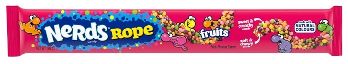 Nerds Rope Fruits - 24 x 26gr- Voordeelverpakking