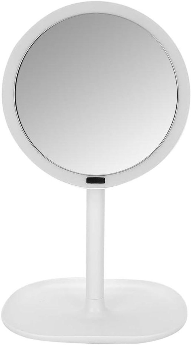 Make-up Spiegel - Verlichte Spiegel - Make-up Aanbrengen - 10x Vergroting - 17 cm Spiegel - Wit