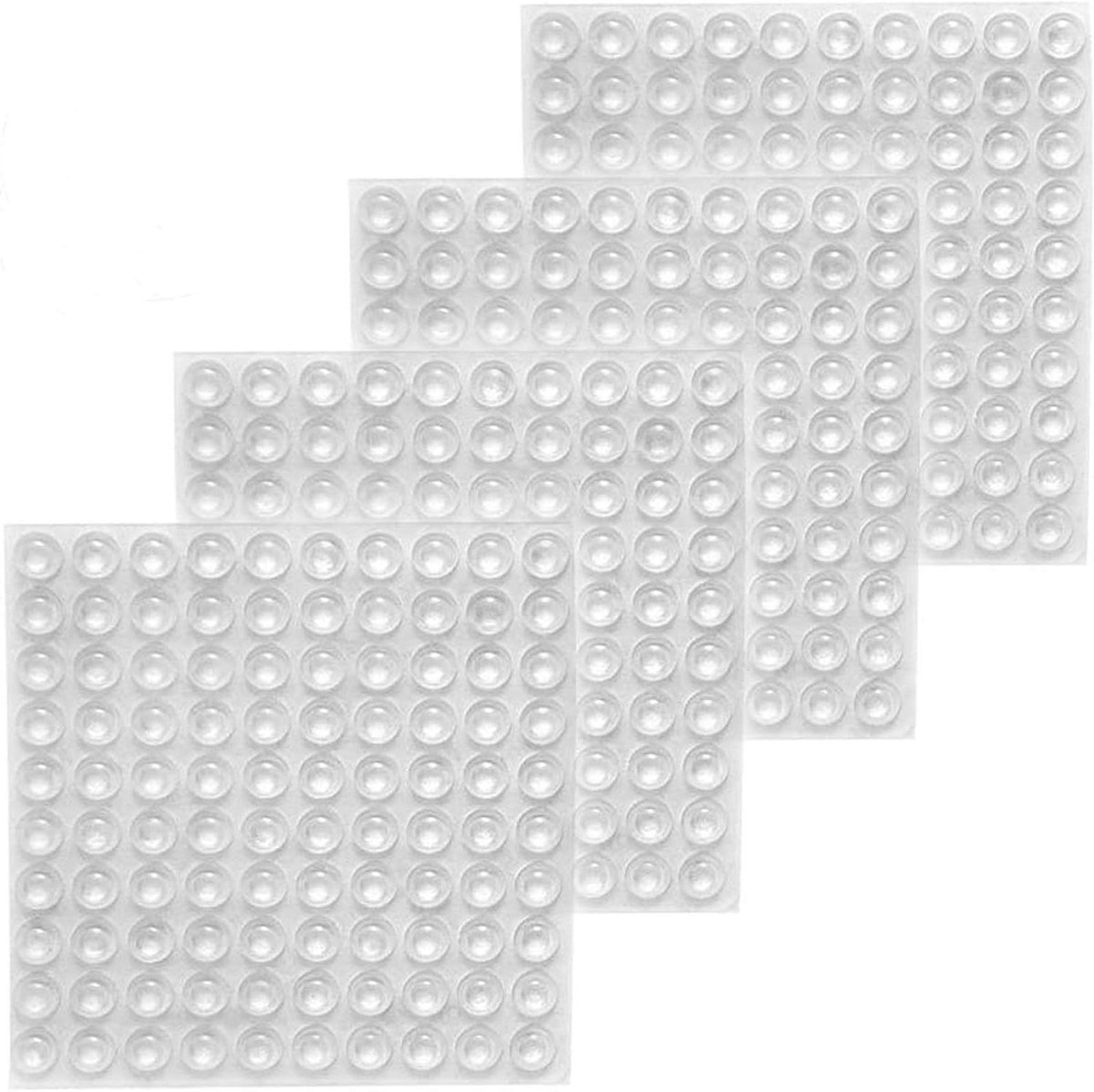 Zelfklevende Rubber Voetjes - Bumpons Dempers - Kasten Dempen - Zelfklevende Achterkant - 400 stuks - Helder