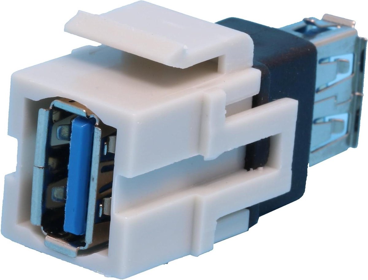 USB Keystone Koppelaar - Adapter Koppeling - Verbinden van Kabels - Vrouw naar Vrouw