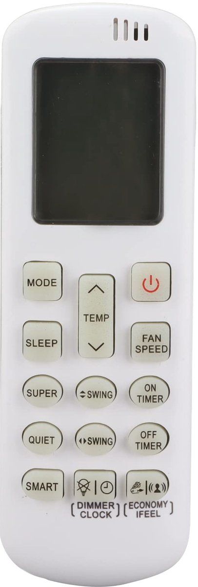 Store_8 - Universele Afstandsbediening - Vervangend voor Airconditioners - Geen Programmering Nodig - Werkt op Batterijen - Gevoelige Toetsen - Ges...