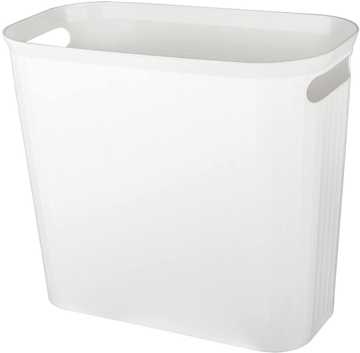 Kleine prullenbak - Afvalmand vuilnisbak - Afval scheiden - Verborgen smal ontwerp - 132 liter - Wit