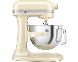 KitchenAid keukenmachine - Artisan - In hoogte verstelbare kom - 375 W - 11 snelheden - 3 RVS accessoires - 5,6L - Amandel