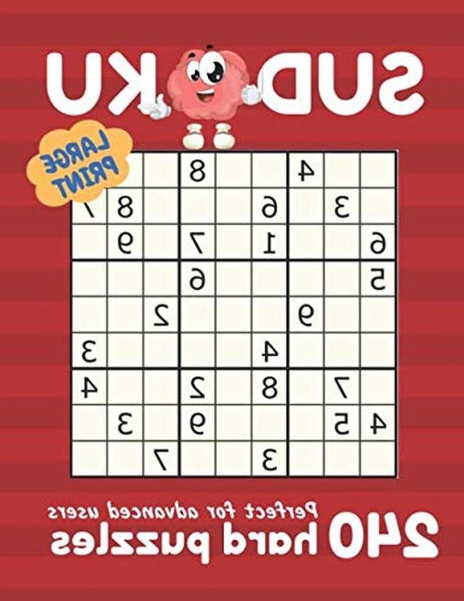Sudoku Puzzelboek - Puzzelboek Volwassenen - Hersenen Trainen - 240 Puzzels - Large Print - Niet Gespecificeerd