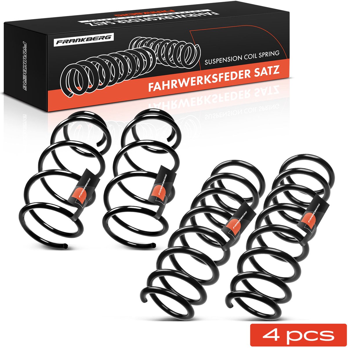 Frankberg 4x Veer Vooras Achteras voor BMW 7er E65 E66 E67