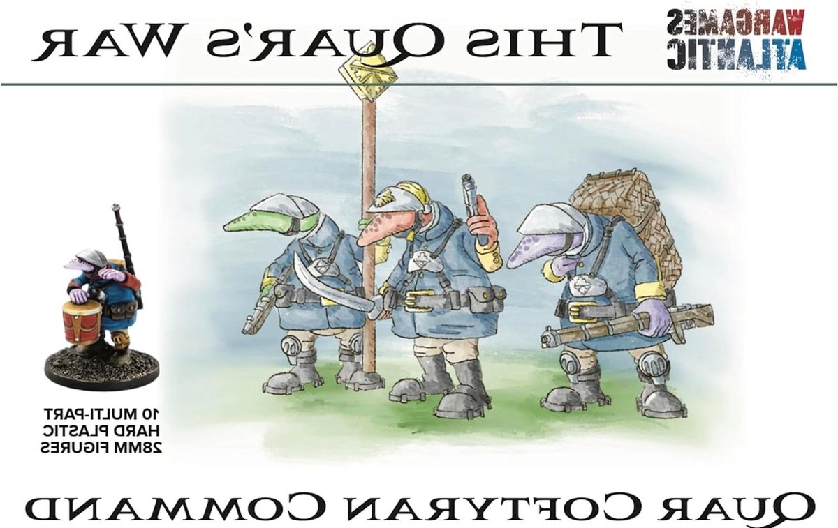 Command Team Set - Leger Figuren - Modelbouw Leger - Plastic Onderdelen - 2.8 x 2.5 cm - Aquarel Blauw Groen