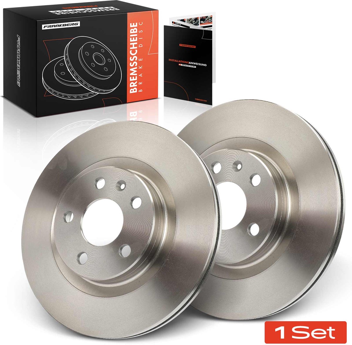 Frankberg 2x Remschijven Vooras voor Volvo XC40 536 15L