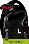 Verpakking van een flexi hondenriem 'black design', maat L, 5 meter tape.