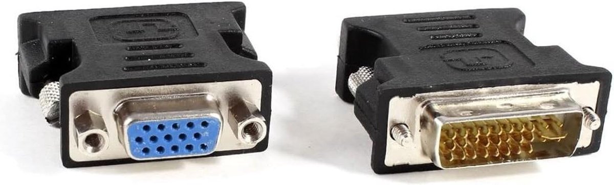 DVI naar VGA Adapter - Video Converter - Beeld Kwaliteit Verbeteren - Digitaal naar Analoog
