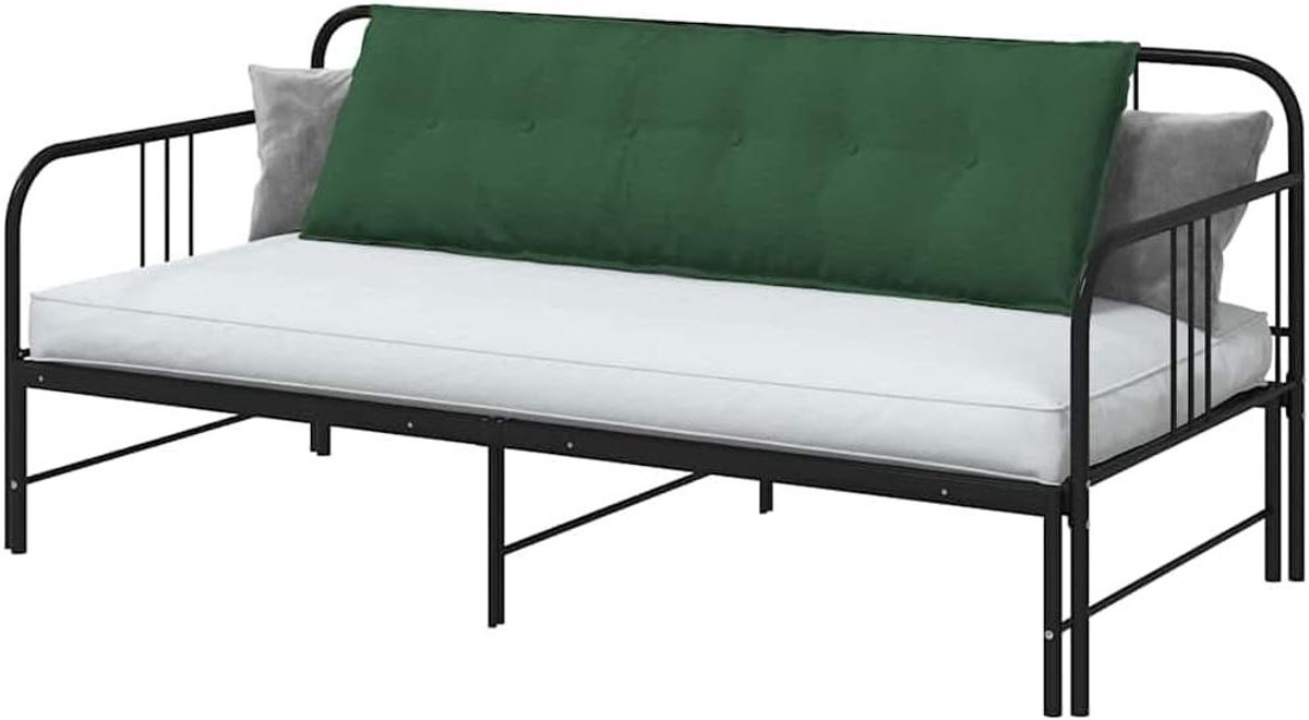 Rugkussen - Ondersteuningskussen Bankkussen - Comfortabel Relaxen - Afneembare Hoes - 160 x 50 cm - Jungle Groen