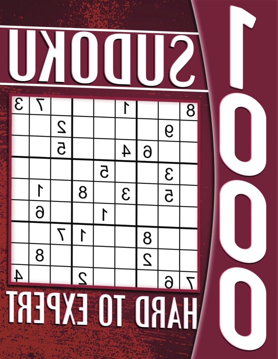 Sudoku Boeken - Puzzel Boek - Hersenen Trainen - 1000 Puzzels - A4 formaat - Niet gespecificeerd