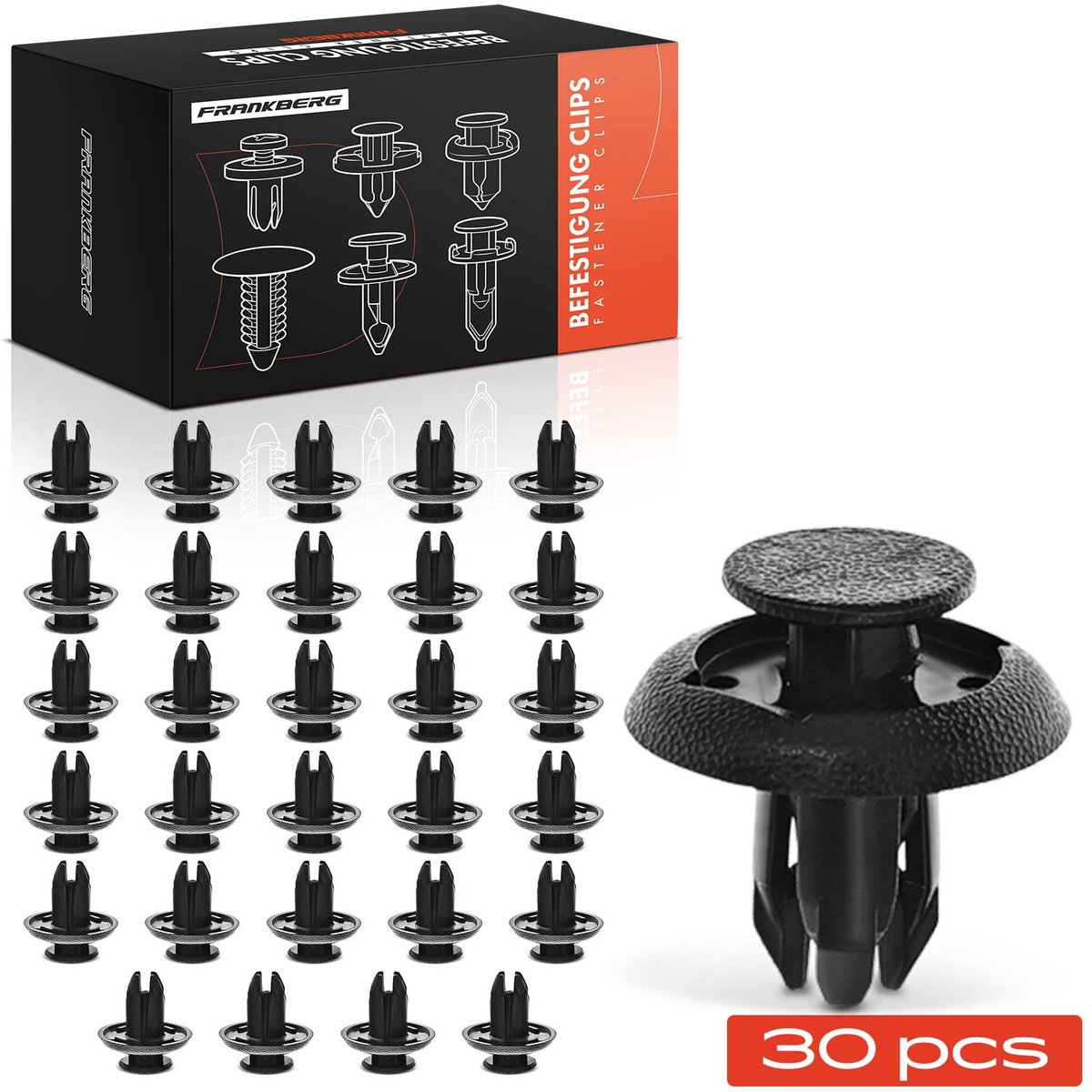 Frankberg 30x Bevestigingsclips voor Mazda 3 5 6 CX-3