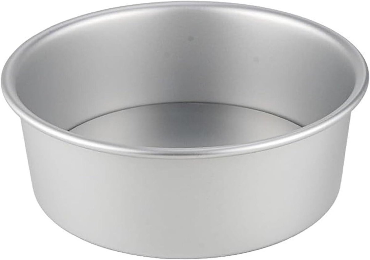 Ronde Taartvorm - Bakvorm Cake - Zelf Bakken - Verwijderbare Bodem - 25 cm - Zilver