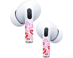 AirPods 4 Skin - Sticker Wrap - Personalisatie Oordopjes - Krasbestendig Vinyl - 7.11 x 5.79 cm - Roze