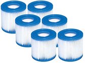 Zwembad filters 6 stuks - Intex type H pomp - vervangingsfilters