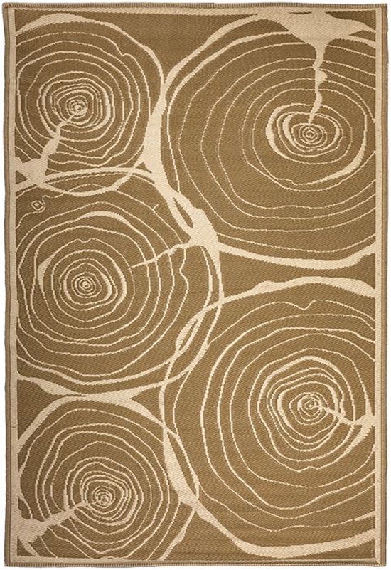 Esschert - Design - Buitenkleed - jaarringen - 240x150 - cm van Merkloos — afbeelding 2