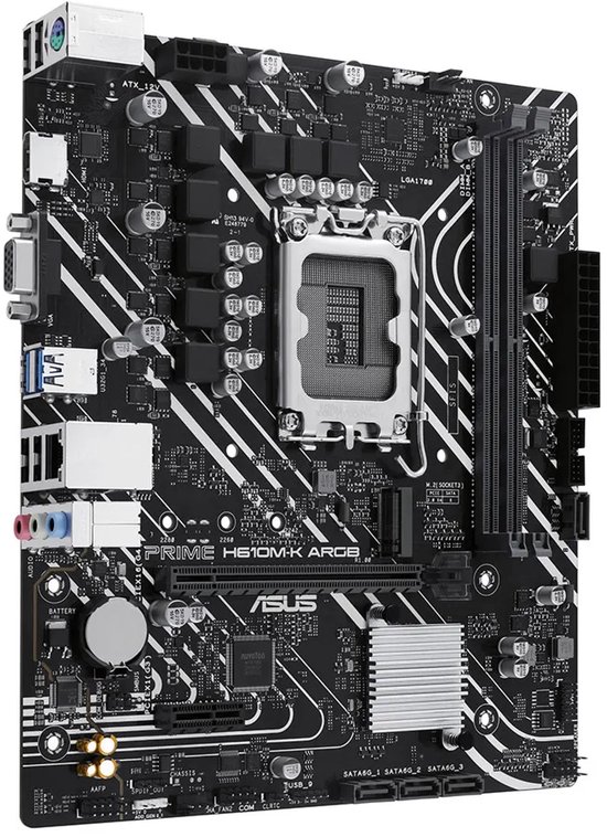 ASUS PRIME H610M-K ARGB H610 LGA 1700 micro ATX (4/8)