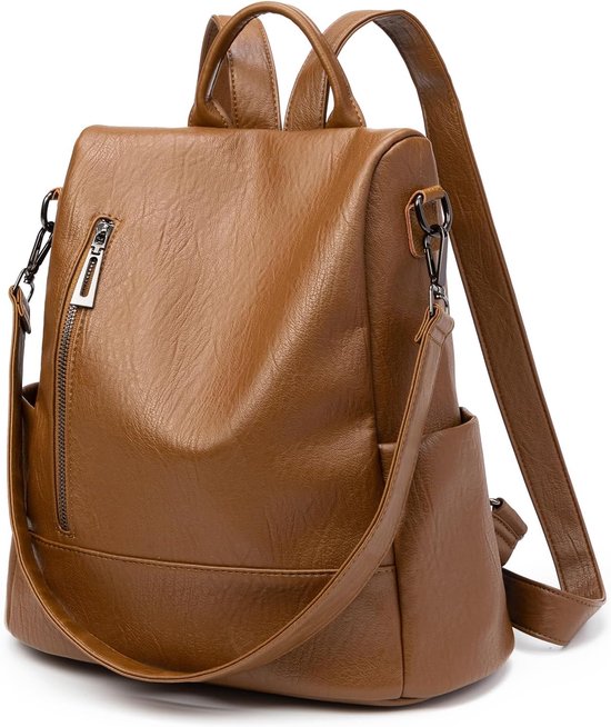 Rugzakken - Damesrugzakken - Hoogwaardige kunstleren rugzakken - Duurzaam en stijlvol - Dames - Anti-diefstal rugzakken - Waterbestendig - Laptoptassen - Schooltassen - Werk - Schooltassen