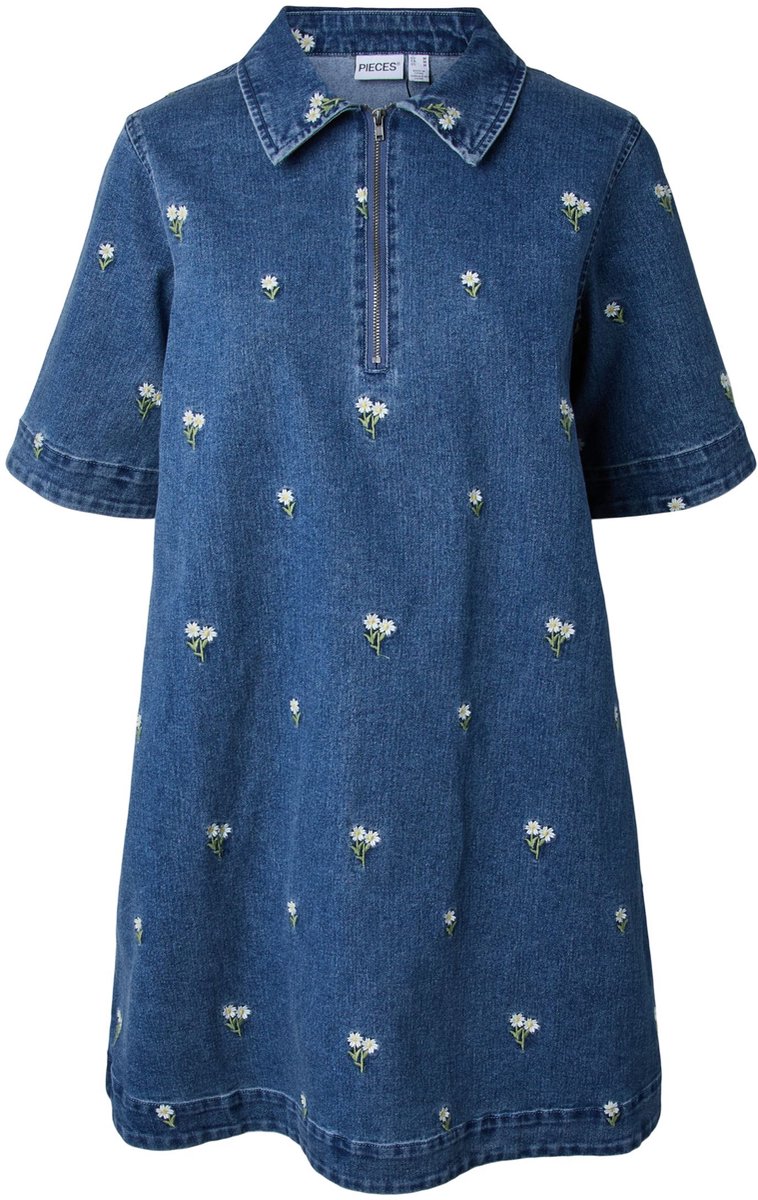 Pieces Denim jurk PCFLORA
