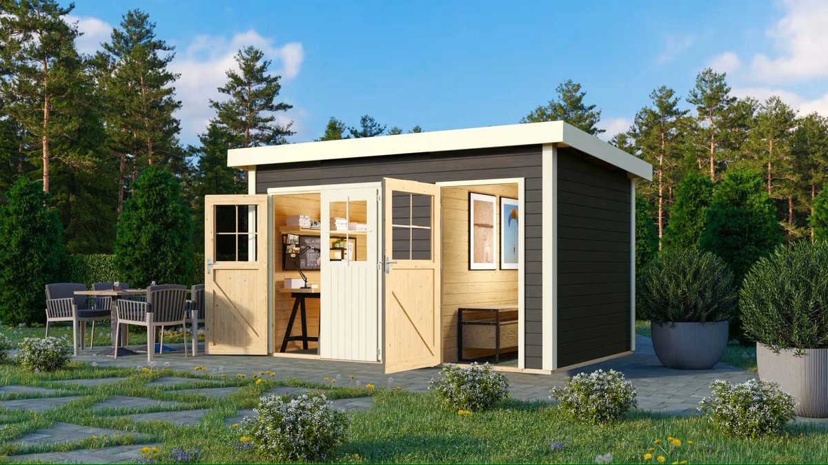 Tuinhuis Tintrup Terragrijs 364 x 244 cm