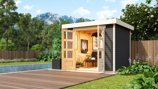 Tuinhuis Askola 3 Grijs 266 x 238 cm