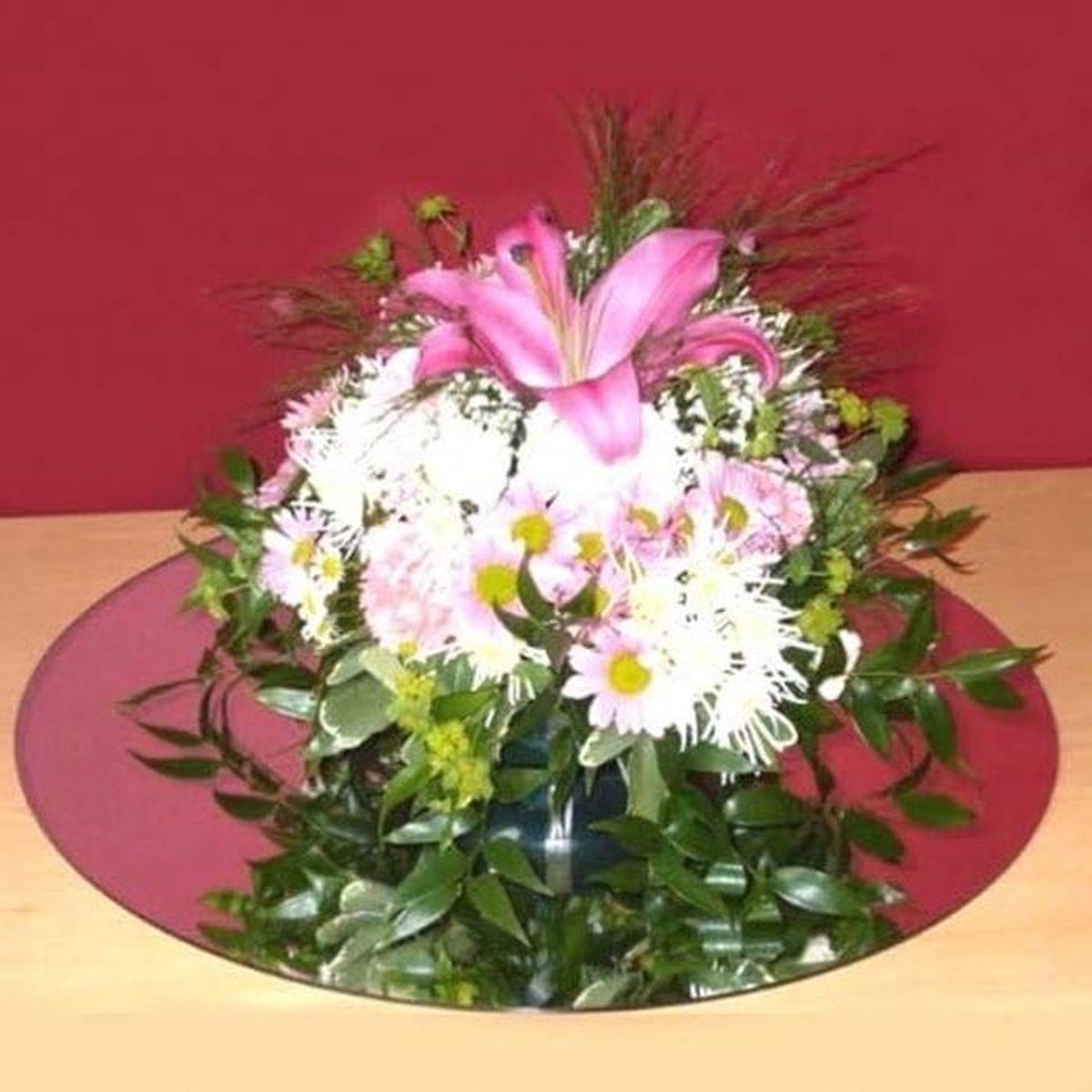 Ronde Tafel Display - Cirkel Platen - Decoratie Presentatie - Lichtgewicht Acryl - 30cm Diameter - Spiegel