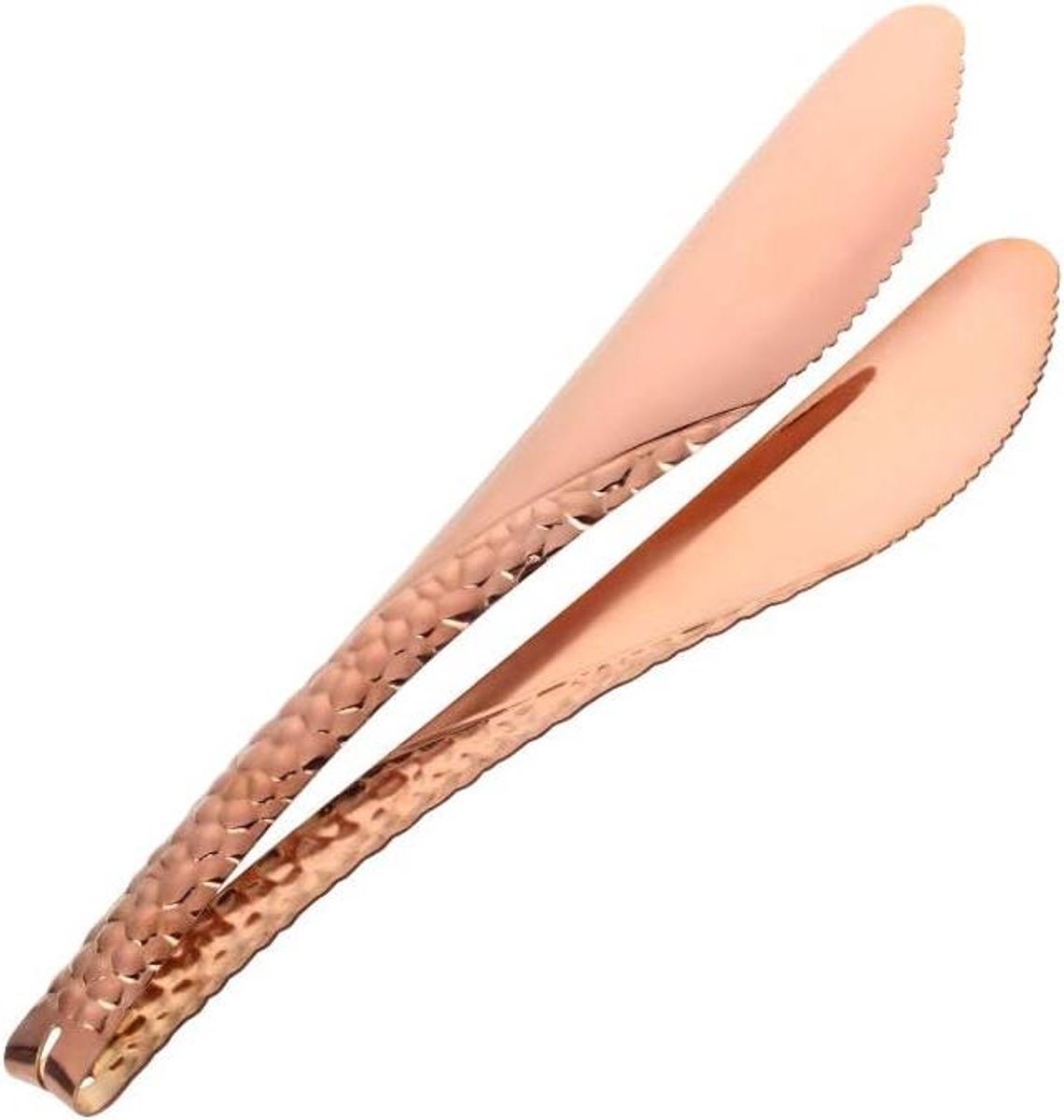 Kooktang RVS - Voedsel Klem - Serveren van Eten - Spiegel Gepolijst - 10 inch - Roségoud