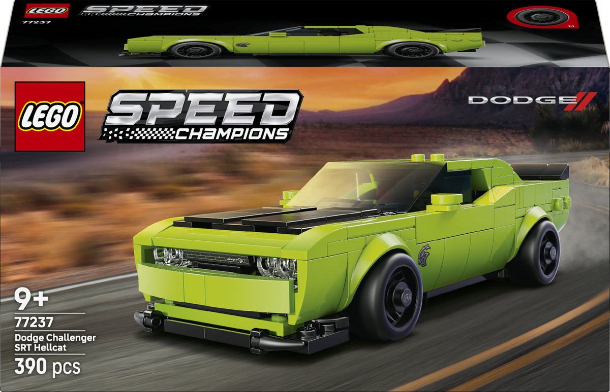 LEGO® Speed Champions Dodge Challenger SRT Hellcat Sportauto - 77237 — afbeelding 14
