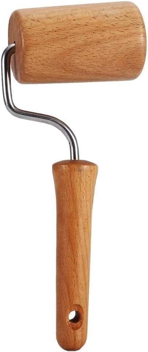 Houten Deegroller Set voor Bakken - Perfect voor Taart, Pizza, Tortilla en Koekjes