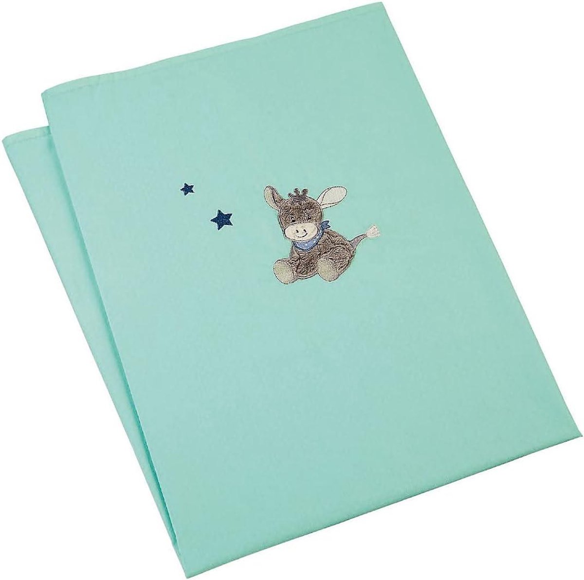 UV-deken baby - Zomerdeken zonbescherming - Bescherming tegen zon - UV-bescherming 50+ - 70 x 100 cm - Turquoise