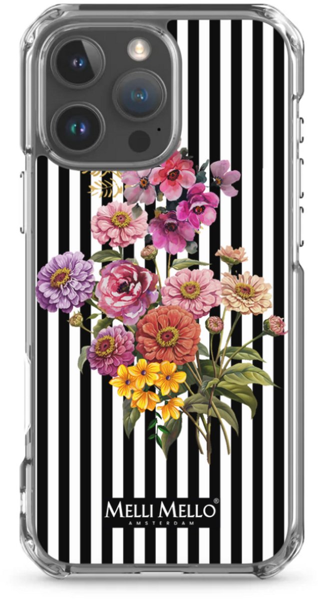 Melli Mello Telefoonhoesje Striped Grace (Soft case) - Apple iPhone 16 Pro Max