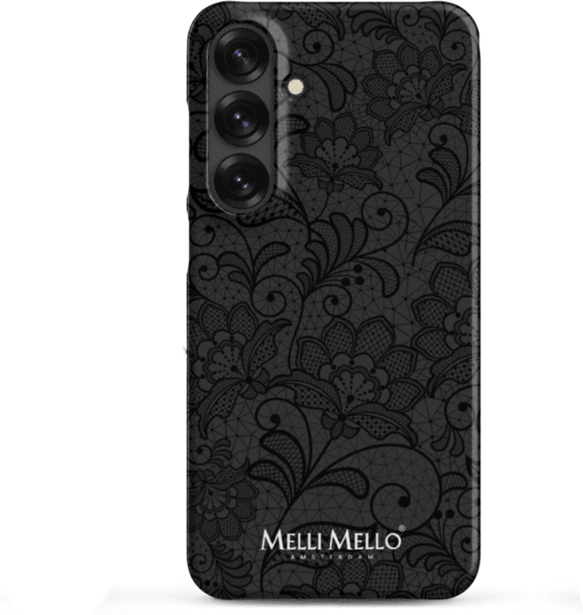 Melli Mello Telefoonhoesje Midnight Lace (Hard Case) - Samsung Galaxy S25 Plus