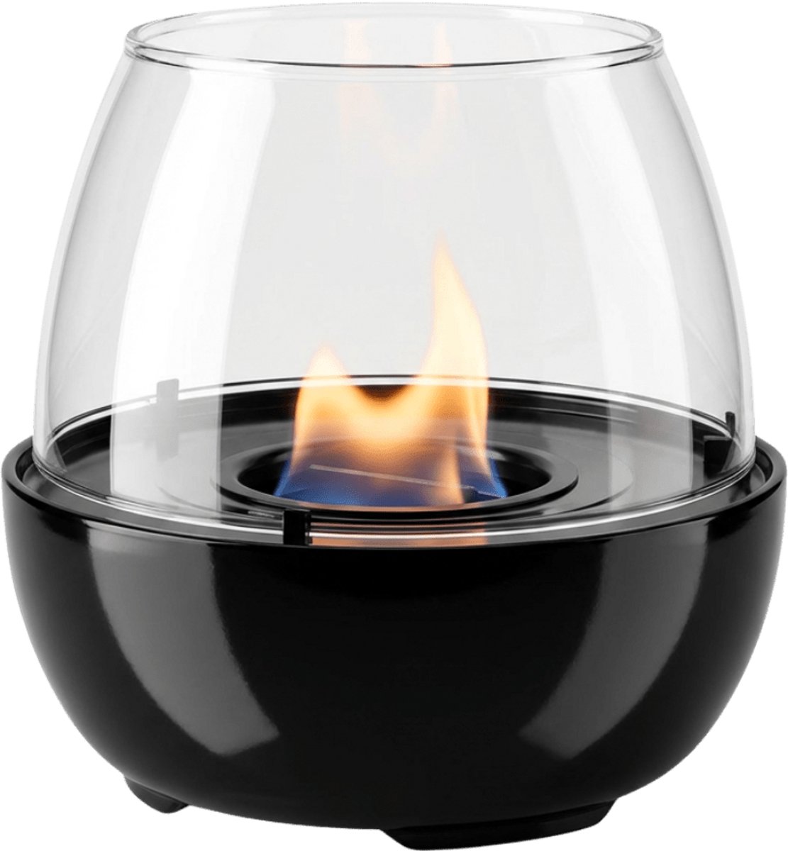Tenderflame Tulip 18 Reactive Glaze Tafelvuur - zwart