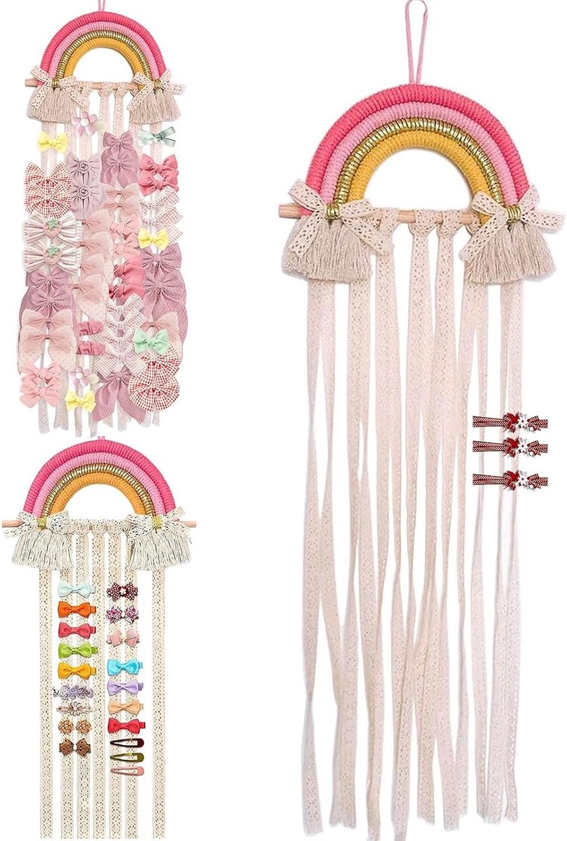 Kleurrijke haarspeldhouder voor het organiseren van haaraccessoires en stylingtools