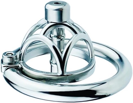 Sportkooi RVS - Verstelbare band - Yoga Accessoire - Metalen Gesp - 55 mm - Zilver — afbeelding 2