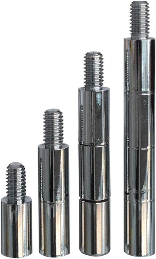 Joystick Verlengstuk - Verlengstang Set - Gaming Aanpassing - Chrome Afwerking - 15 mm - Zilver — afbeelding 3