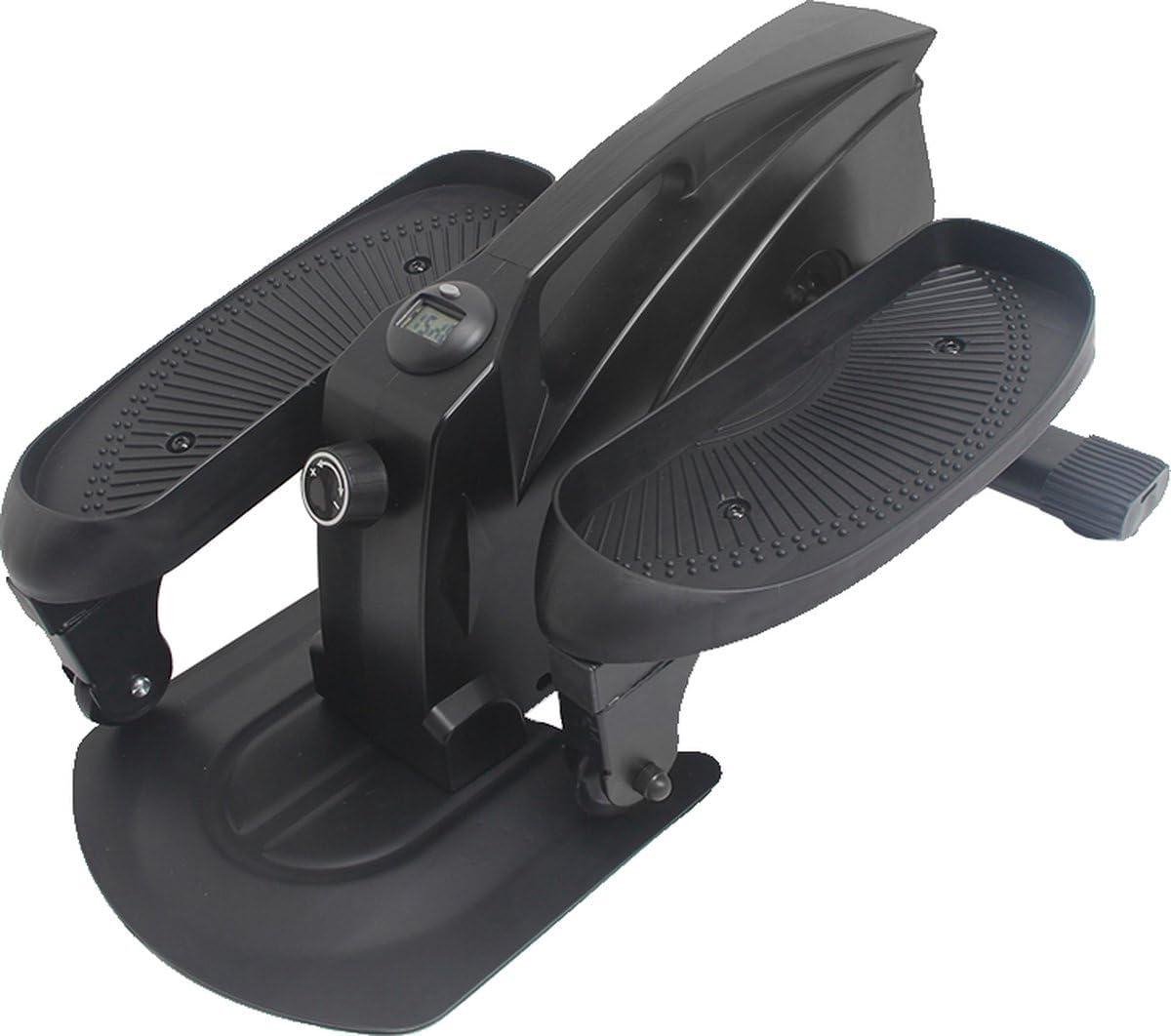 Mini Stepper - Hometrainer Stoelfiets - Thuis Fitness - Verstelbare Weerstand - 61.5 x 43 cm - Zwart
