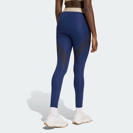 Adidas Performance Techfit Color Block 7/8 Workoutlegging - Dames - Blauw van Adidas — afbeelding 5