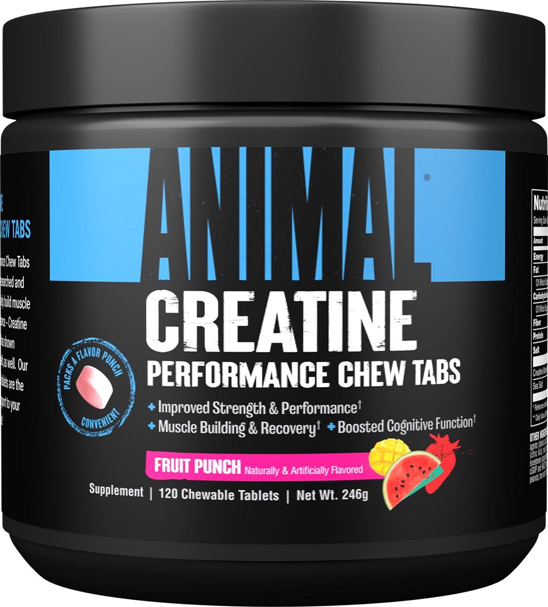 Universal Nutrition Animal Creatine Chews (120) Grape - Creatine - Creatine Monohydraat