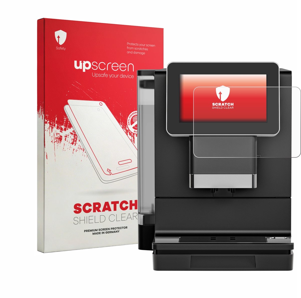upscreen - Screenprotector voor Nivona NIVO 9101 / 9103 - Folie Beschermfolie transparant