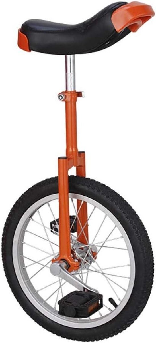 Eenwieler - Balans fiets - Vrije tijd - Verstelbare hoogte - 16 inch - Oranje