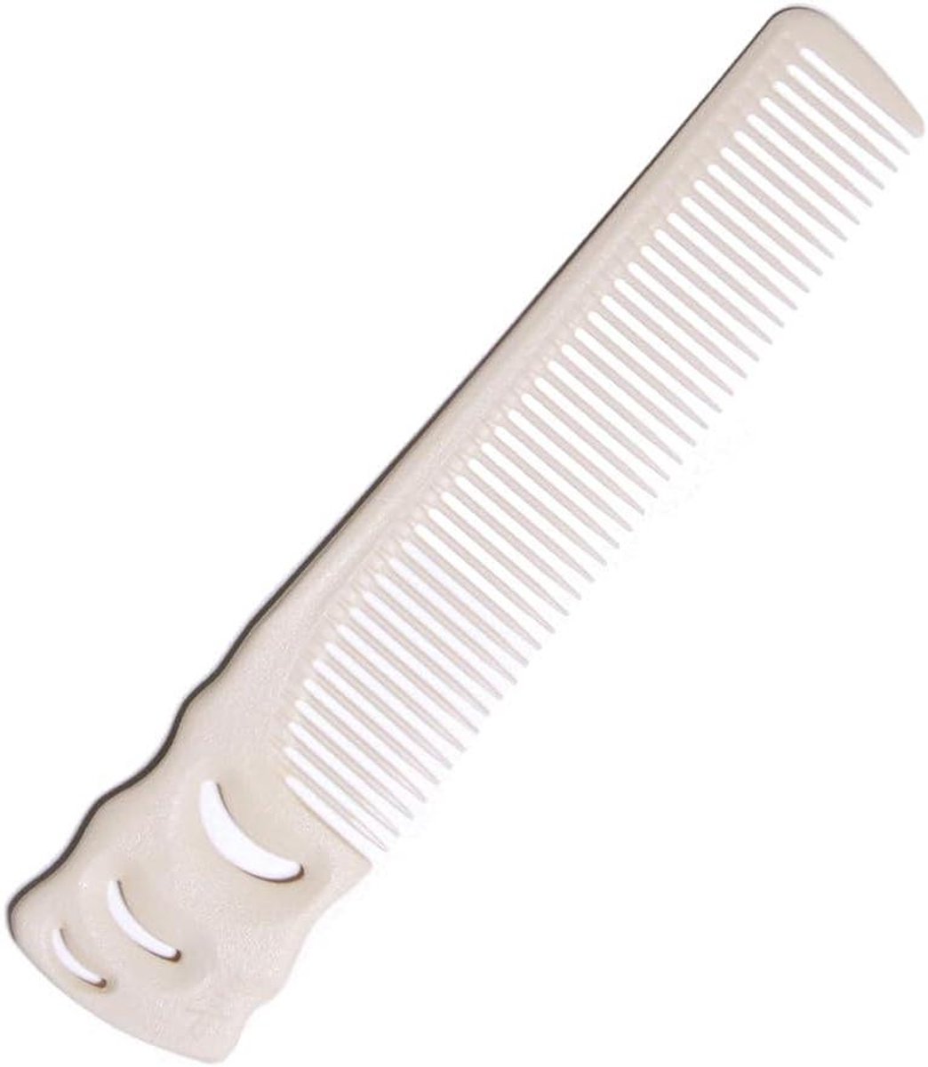 Haarkam Barber - Professionele Kam - Haar Styling - Precisie Ontwerp - 17.5 cm - Wit