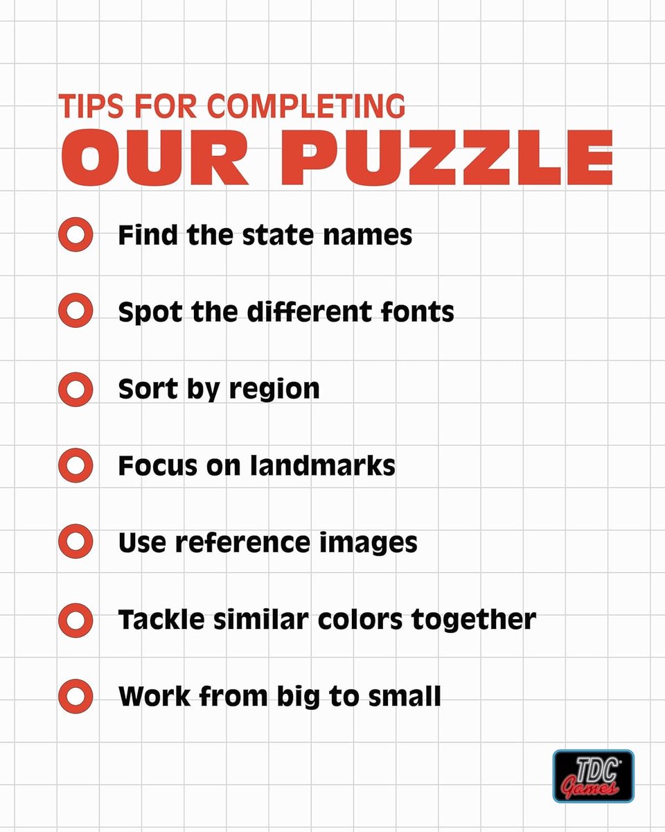 Kaartpuzzel Verenigde Staten - Amerika puzzel - Educatief spel - Vorm van Amerika - 1000 stukjes - Meerkleurig — cadeau in Spellen & Speelgoed - foto 2
