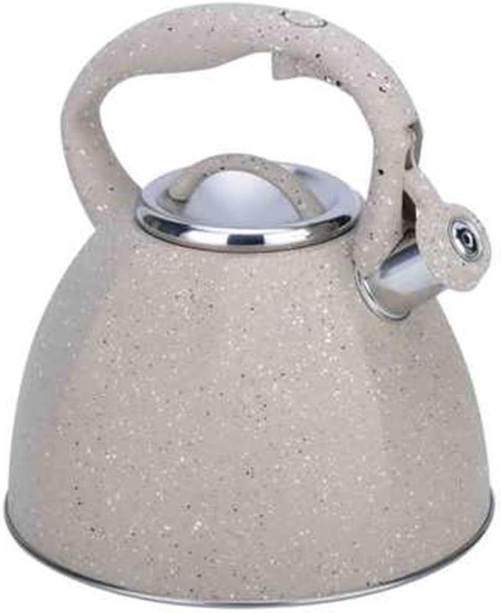Waterkoker - Theeketel - Water Koken - Automatisch Fluitje - 4 Liter - Beige