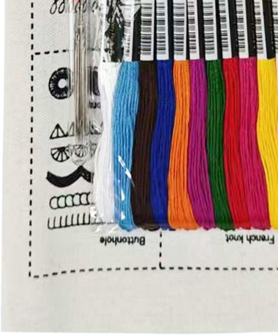 Borduurboek Set - Handleiding Quilten - Creatief Leren - Stapsgewijze Instructies - 16 x 24 cm - Niet Gespecificeerd — afbeelding 5