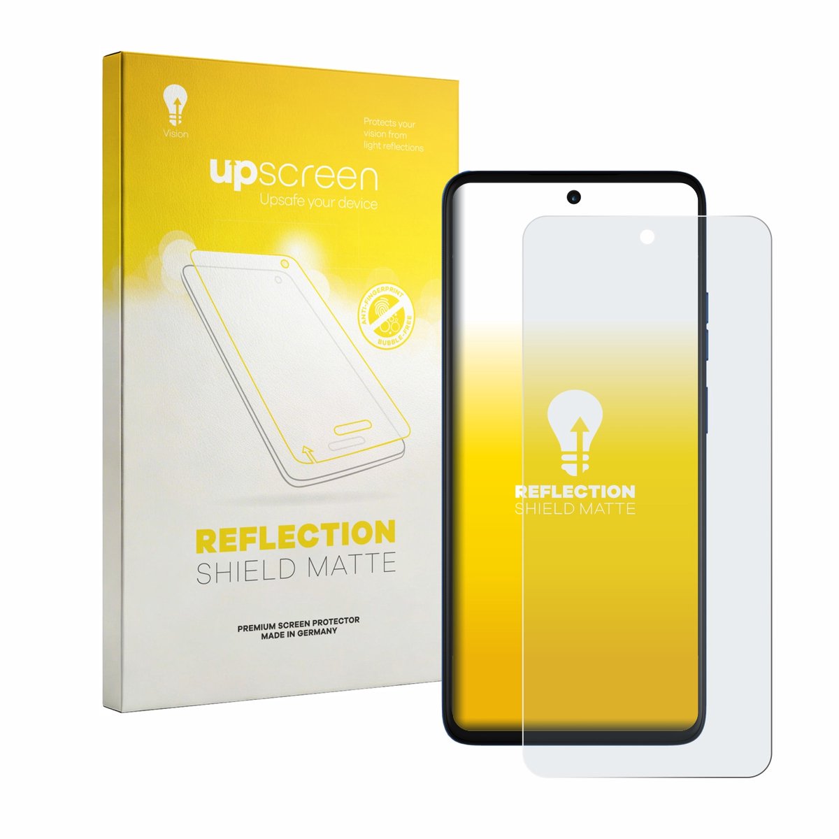 upscreen - Screenprotector voor Motorola Moto G57 - Folie Beschermfolie anti glare matte